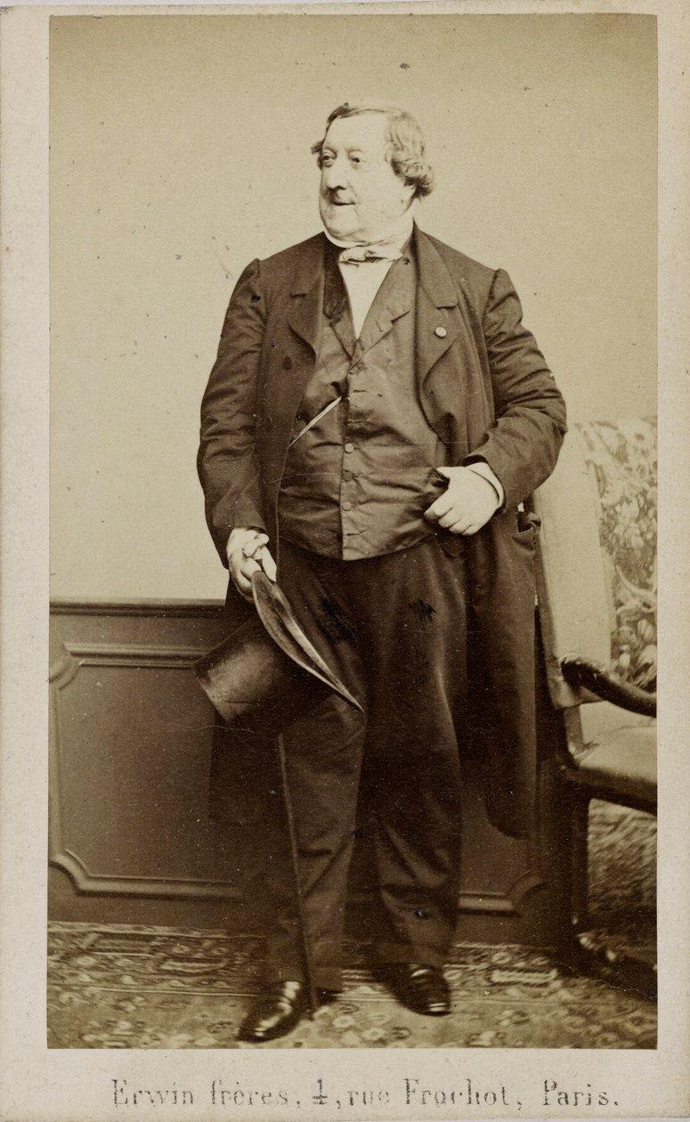 Photographie de Rossini debout, Paris