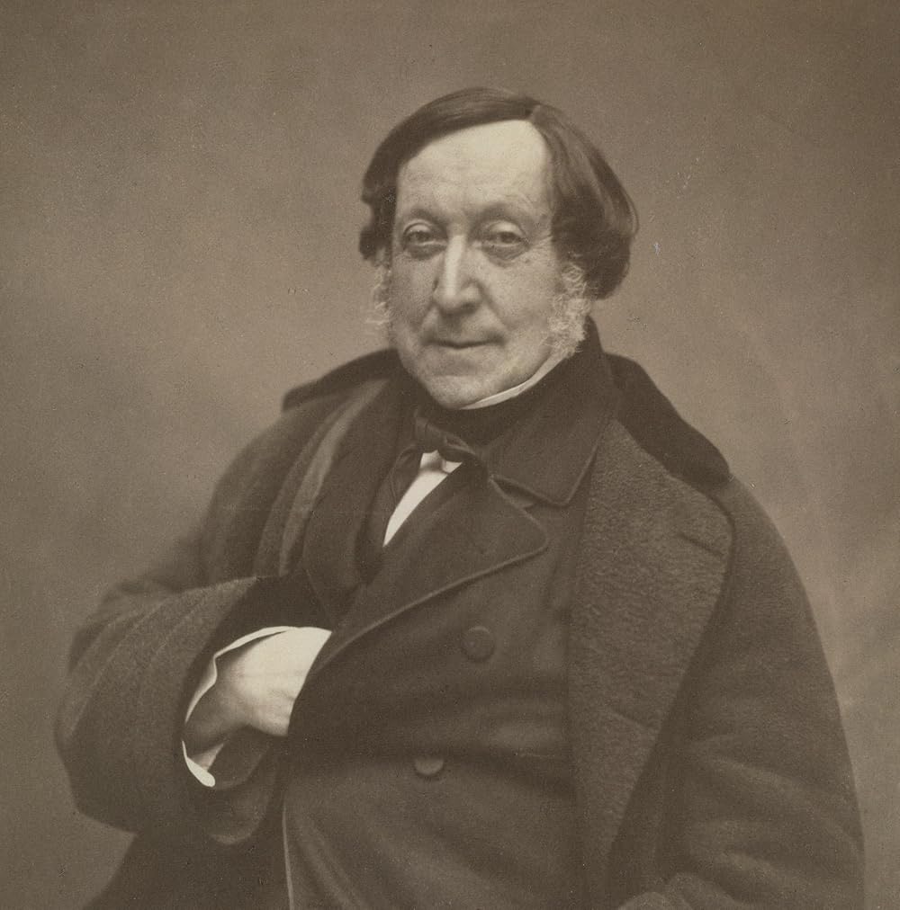 Portrait photographique de Gioachino Rossini