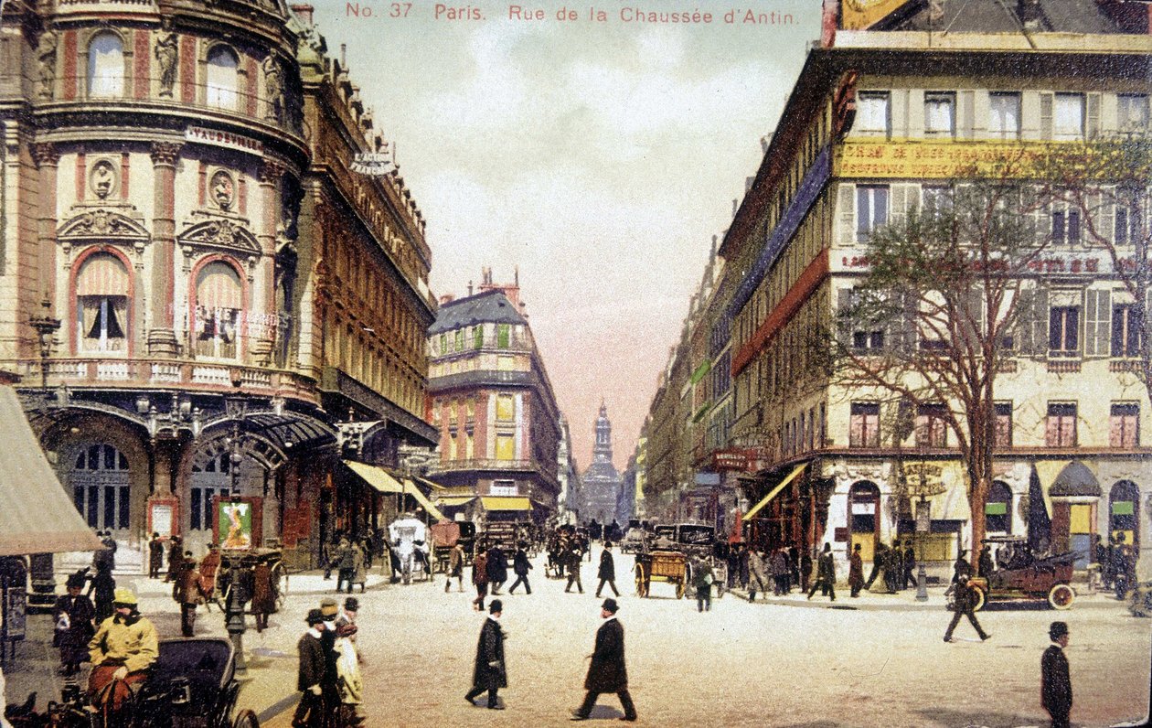La rue de la Chaussée-d'Antin à Paris